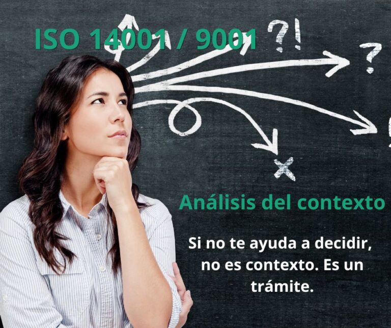 ¿Qué es el análisis del contexto en ISO 14001 e ISO 9001?